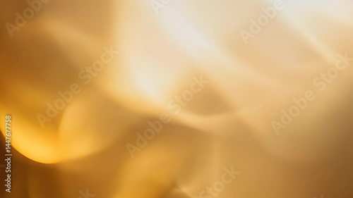 Warm Golden Bokeh Abstract Background Texture
