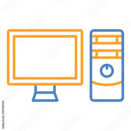 Desktop computer Icon