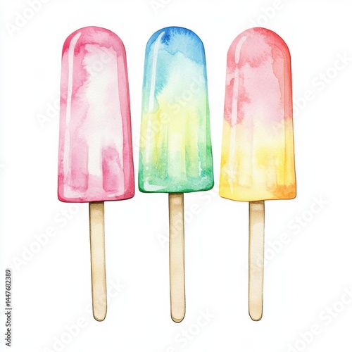 ice cream isolated on white background