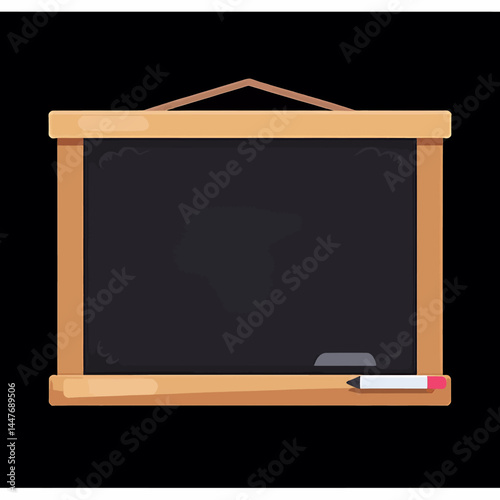 Chalkboard_with_Chalk_Education_and_Learning_Background_for_School_Presentations_and_Classroom_Graphics_Back_to_School_Design_Element_Vector_Illustration