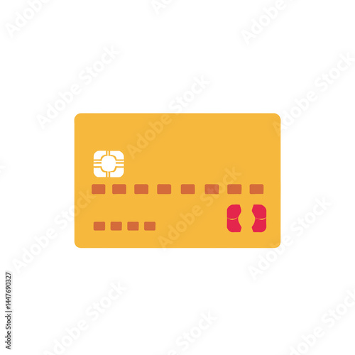Credit_Card_Illustration_Financial_Transaction_Icon_Gold_Debit_Card_Payment_Method_Banking_Concept_Contactless_Payment_Chip_Technology