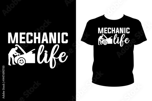 Mechanic life Quotes svg, mechanic Svg, t-shirt design for prints, mechanic t-shirt design cut file