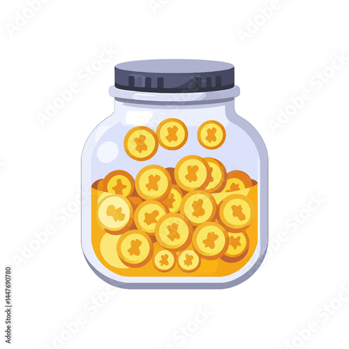 Glass_Jar_of_Gold_Coins_Illustration_Savings_Concept_Financial_Growth_Wealth_Accumulation_Piggy_Bank_Modern_Finance_Investment_Savings_Jar_Coin_Collection