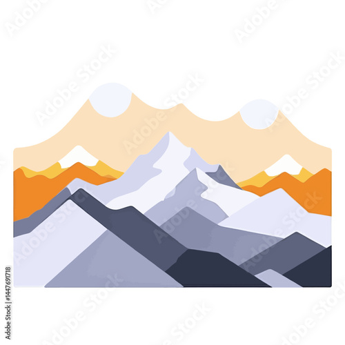 Minimalist_Mountain_Landscape_Wall_Art_Print_Pastel_Colors_Geometric_Mountains_Illustration_Modern_Home_Decor_Scenic_Nature_Artwork_Mountains_and_Sunrise