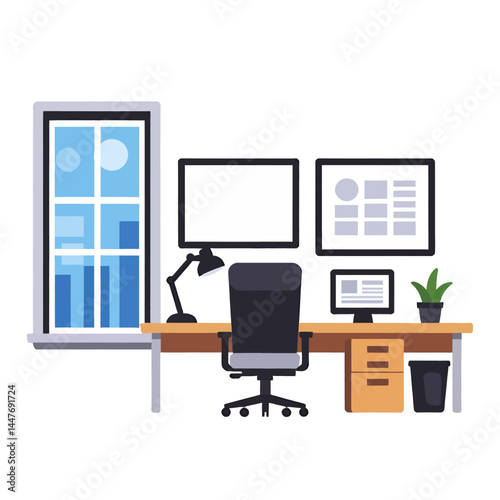 Modern_Home_Office_Setup_Desk_Chair_Lamp_and_Window_View_Create_a_productive_and_stylish_workspace_with_this_clean_design_Ideal_for_freelancers_and_remote_workers