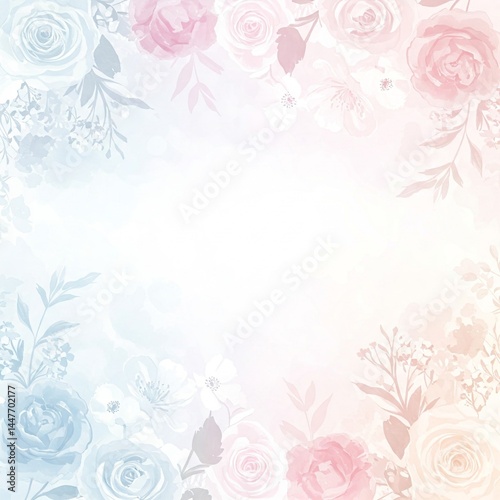 pink roses background