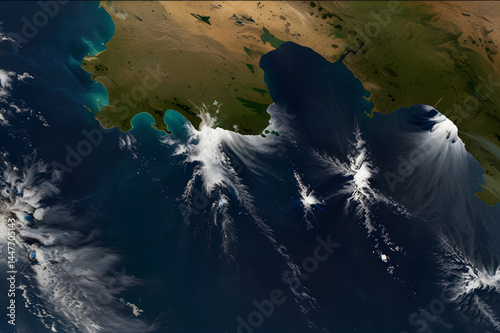 Satellite images of planet Earth
