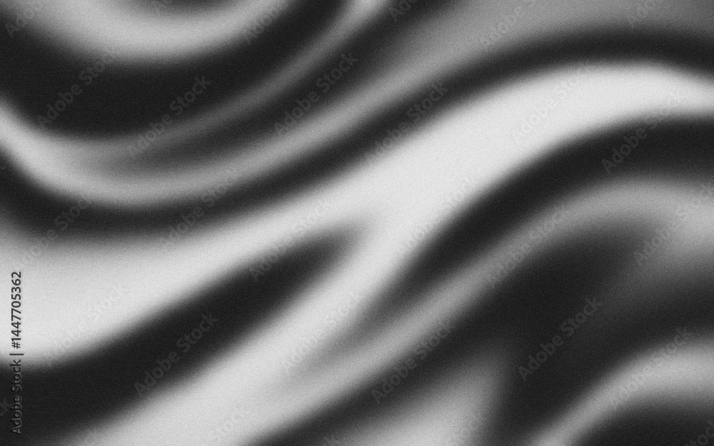 Obraz premium Black and White Twirl Gradient – Elegant Monochrome Flowing Texture for Design 