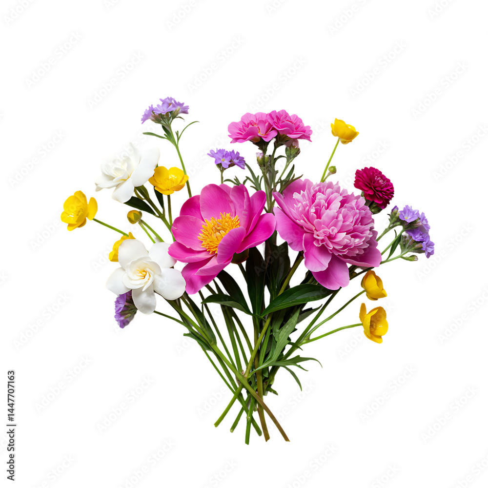 Obraz premium Vibrant Spring Flower Bouquet