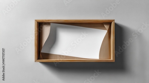Versatile blank picture frame isolated on-4 - lay shadow art decoration image photo