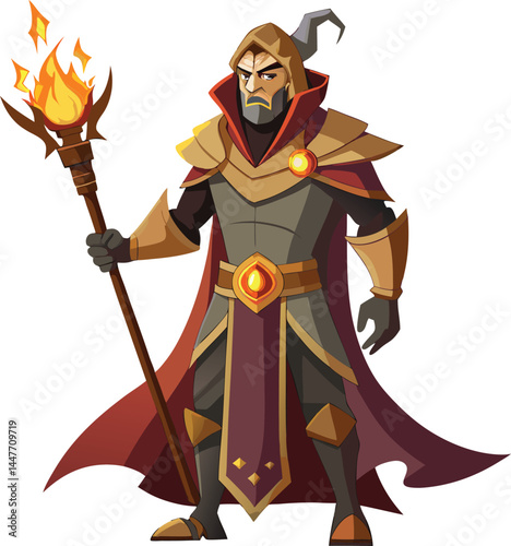 Warlock with a Torch