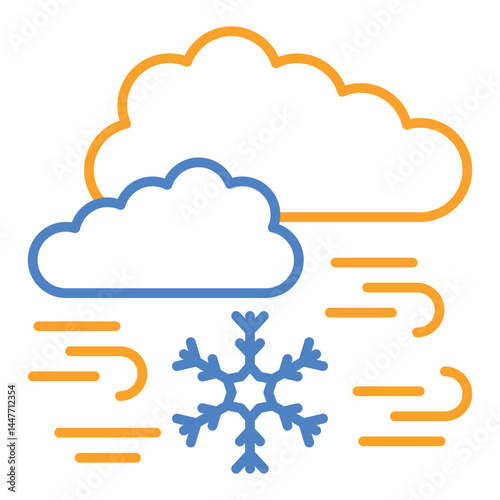 Cold breeze Icon