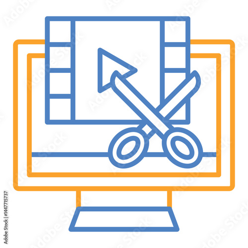 Clip editing Icon