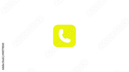Phone Call Icon Button, Call Symbol and Phone Call Sign Vector for Communication and Contact Design.