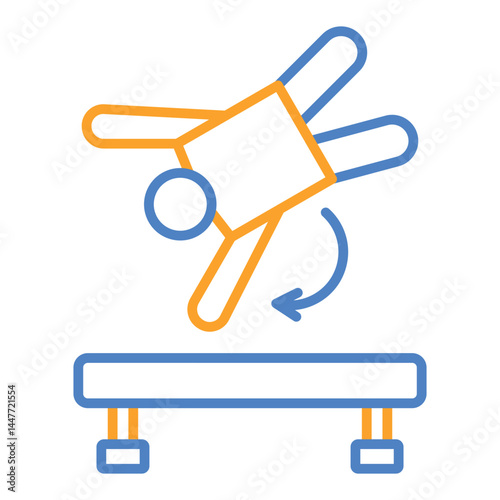Acrobat jump Icon