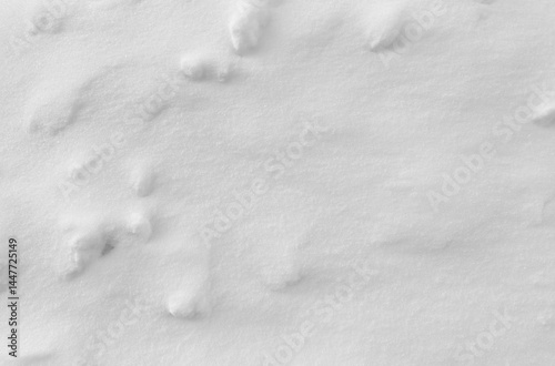 Winter Snow background. Top view.	