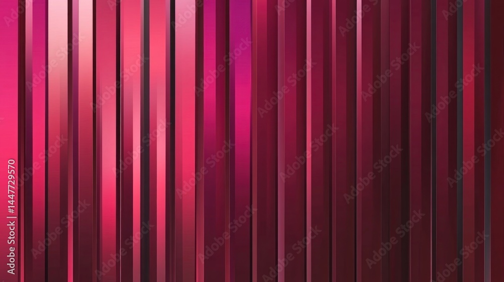 A vibrant, vertical, gradient striped backdrop of deep pink hues. A vibrant, vertical, gradient striped backdrop of deep pink hues.