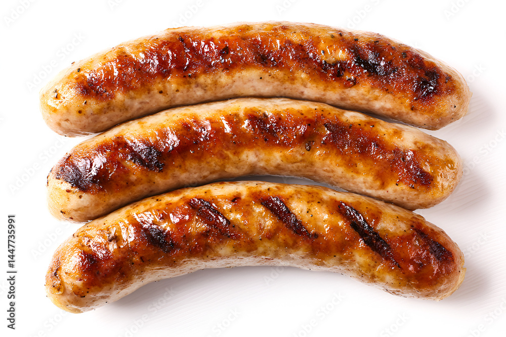 Delicious Grilled Sausages Appetizing Food Delicious Grilled Sausages Appetizing Food