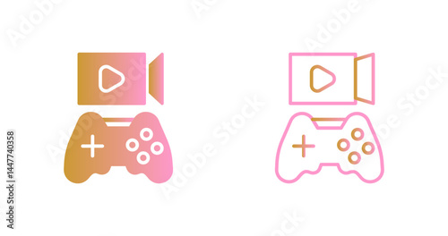 Gaming Stream Icon Design