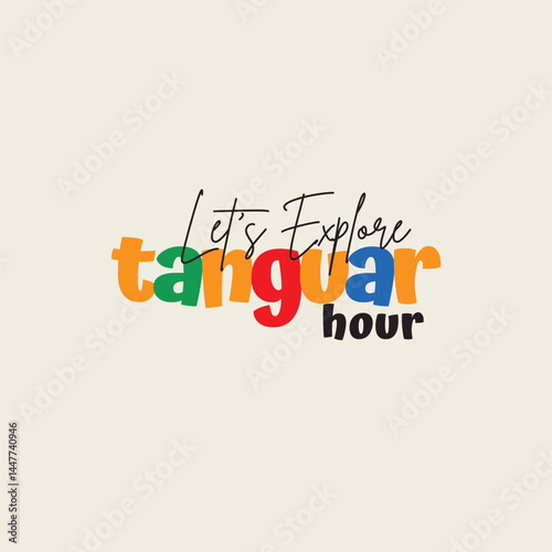 Tanguar hour Bangla typography