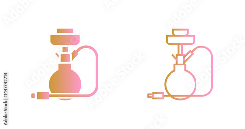 Hookah Icon Design