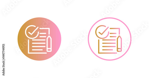 Contract Icon Design
