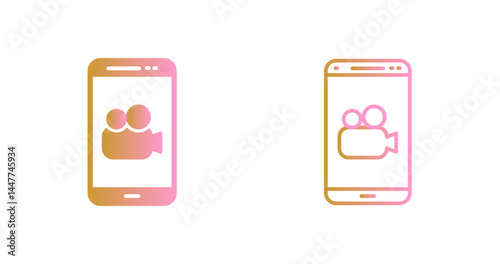Video Recorder Icon Design