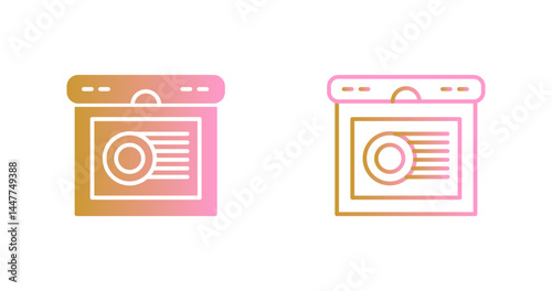 Dishwasher Icon Design