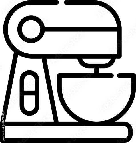 Mixer icon stock vector illustration