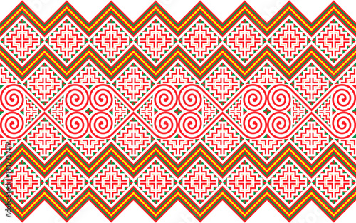 Hmong ethnic pattern, seamless pattern