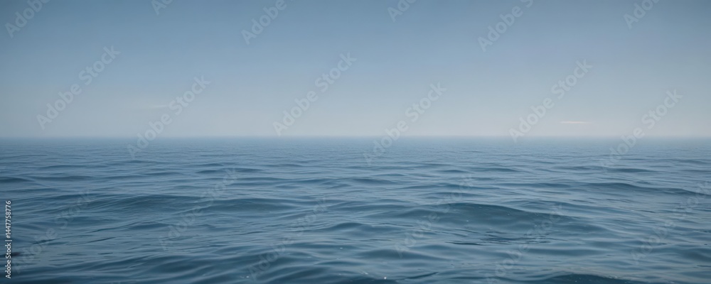 Obraz premium Subtle light blue gradient, calming ocean hues, abstract texture, sky, art