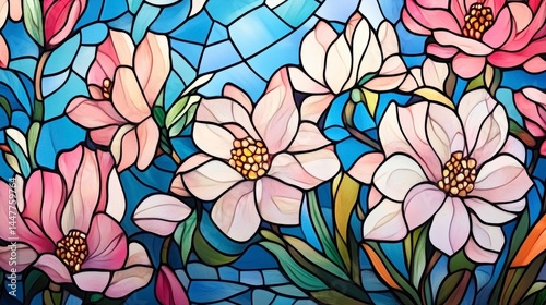 Natural Colorful Window Classic Pastel