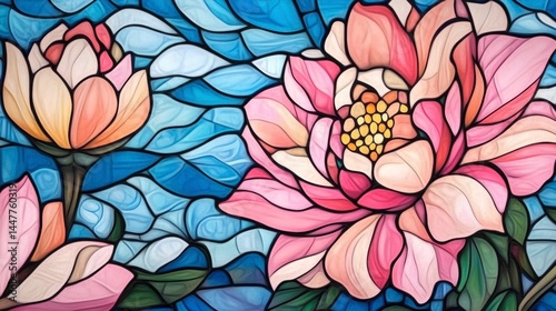 Pastel Craft Vibrant Colorful Leaf