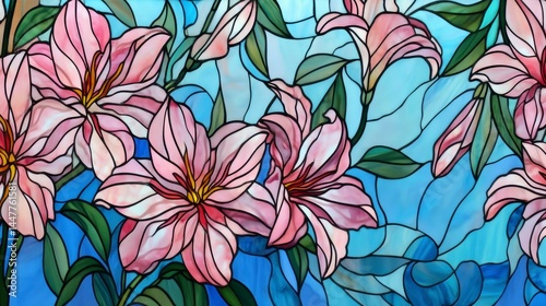 Leaf Glass Texture Craft Ornamental