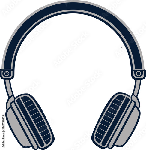 modern listen podcast head phone logo design vector icon art illustrator