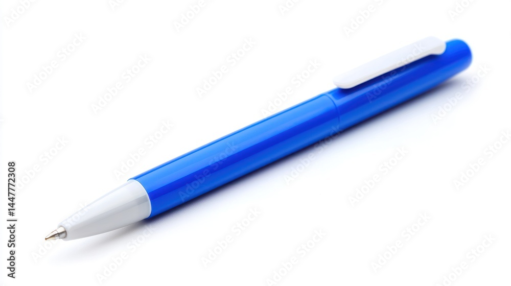 Erasable pen isolated on white background