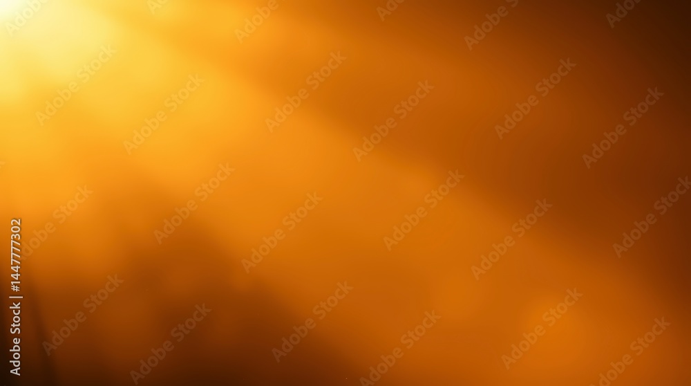 Warm Sunlight with Orange Gradient Warm Sunlight with Orange Gradient