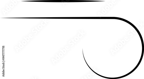 Wind stroke outline icon isolated on transparent background flat vector illustration. Air sign icon. Pixel perfect. Wind icon set. Blowing wind outline icons.