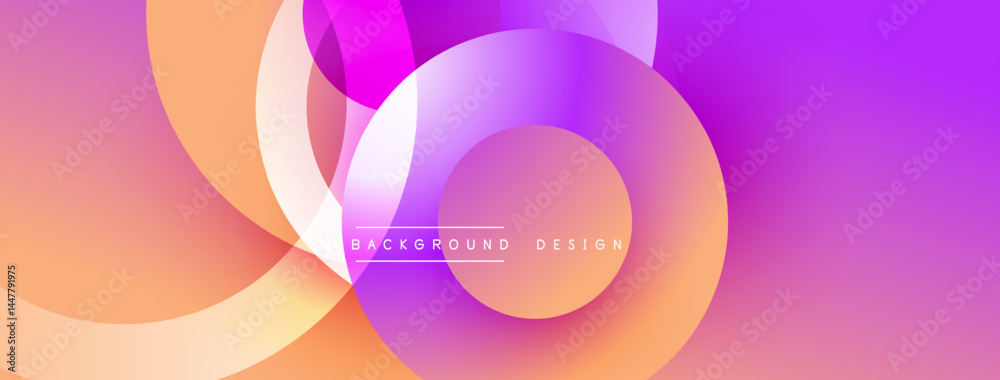 Abstract colorful background. Overlapping circles create dynamic visual effect. Gradient hues blend smoothly, offering modern aesthetic. Abstract colorful background. Overlapping circles create dynamic visual effect. Gradient hues blend smoothly, offering modern aesthetic.