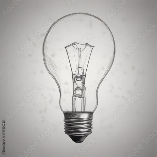 light bulb vector, light bulb vector illustration, light bulb on a gray background