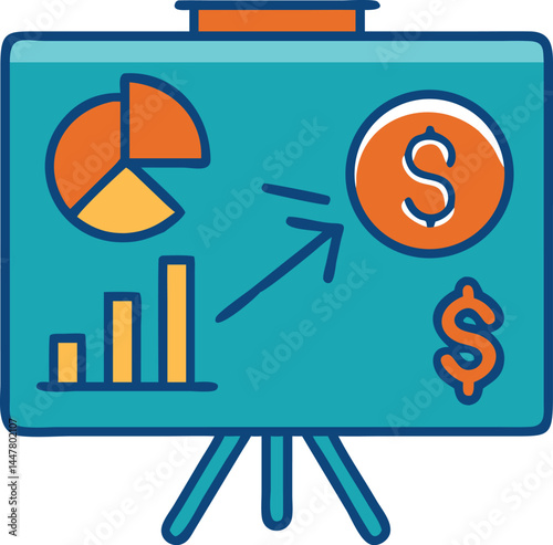 Operation management and business administration editable stroke outline icons  isolated on white background flat vector illustration