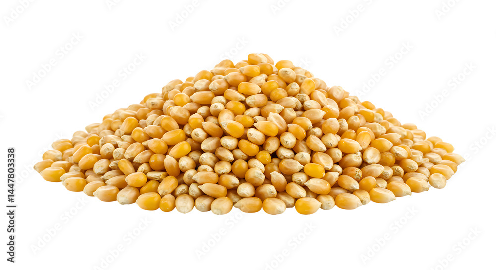 Dried Corn Kernels: High-Quality Image of Popcorn Kernels on transparent background Dried Corn Kernels: High-Quality Image of Popcorn Kernels on transparent background