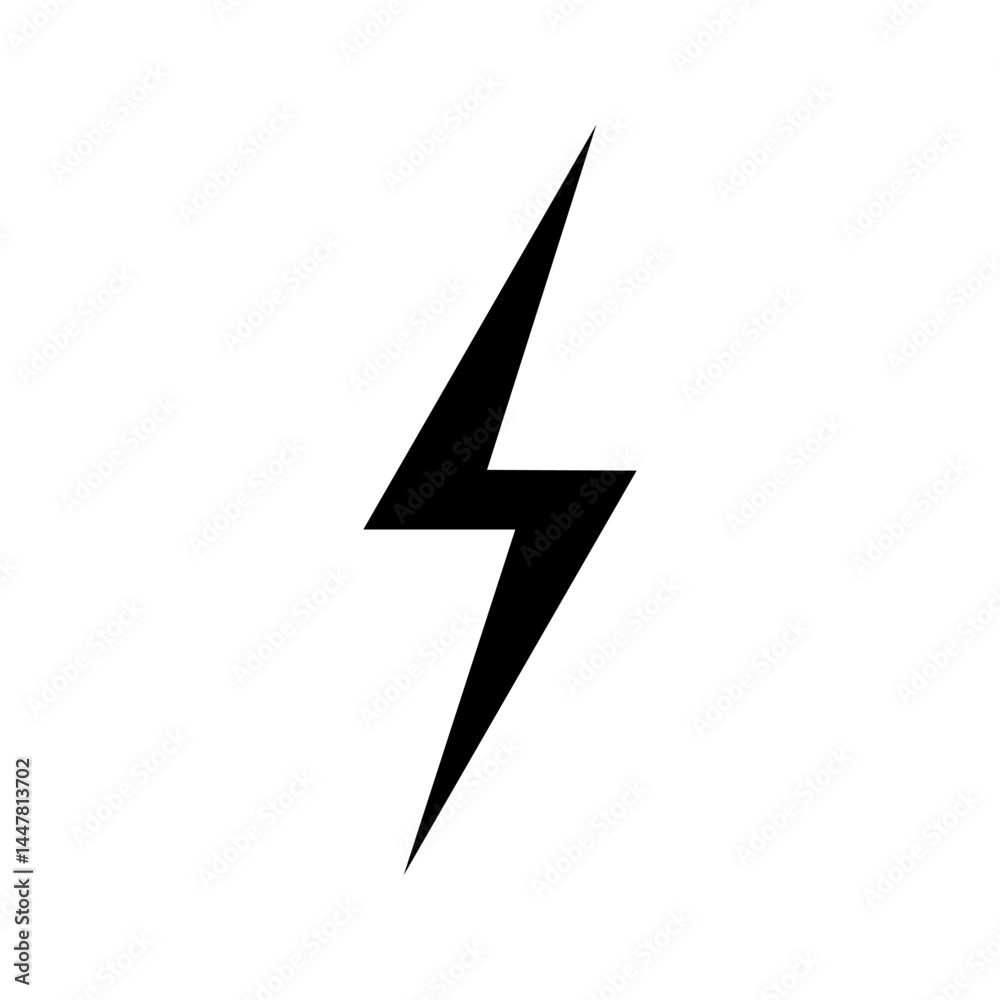 Power lightning or energy charging vector icons. Thunderbolt symbols for energy power or electricity charge Power lightning or energy charging vector icons. Thunderbolt symbols for energy power or electricity charge