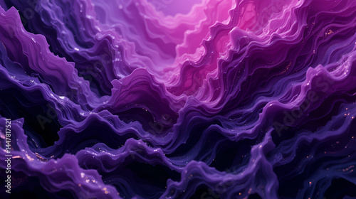 Deep rich hues of violet and magenta meld together in a mesmerizing display of color and depth