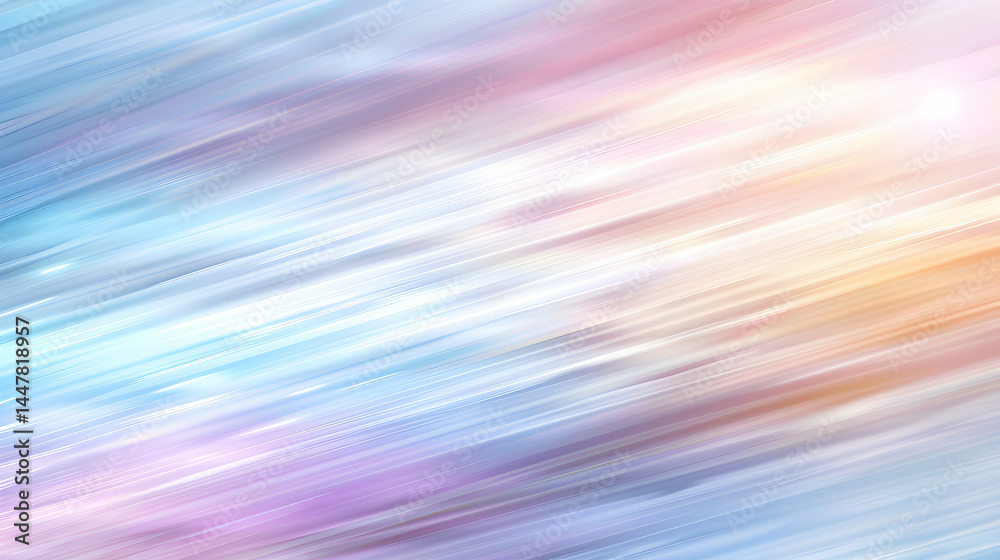 A soft, abstract background with blurred pastel colors creating a serene atmosphere.