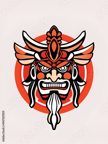 Hachiman symbol icon in filled style