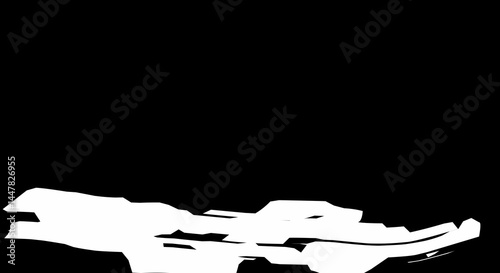 black hole in white paper