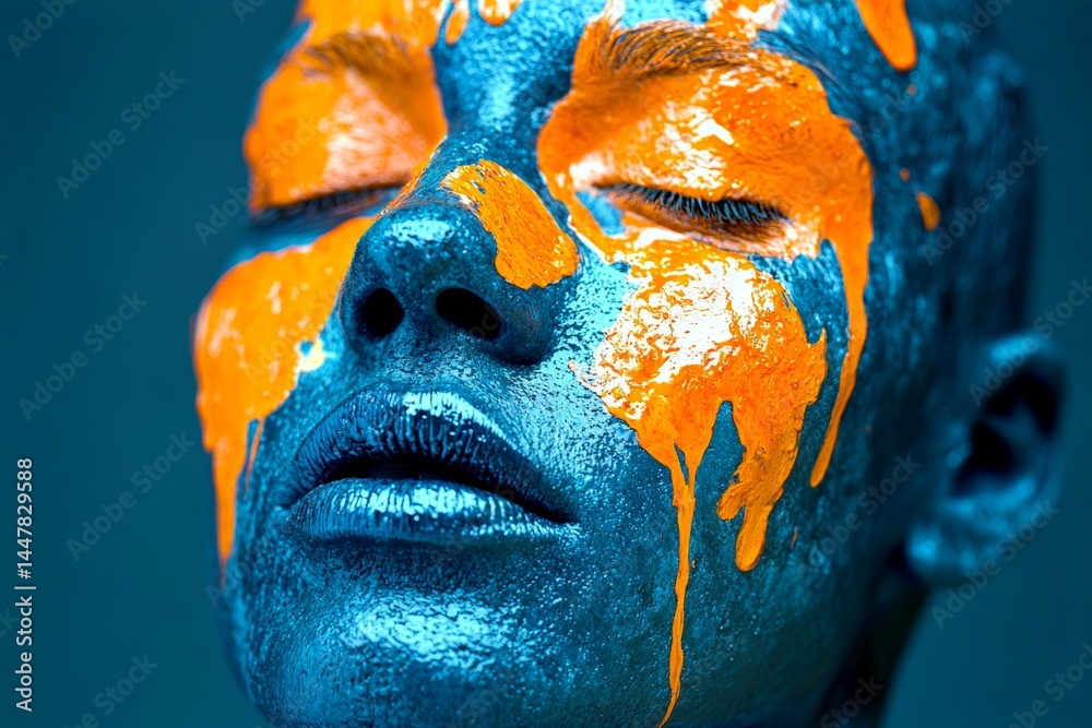 Healthcare reform. Scientific study. Medical support. Epidemic response. Metaphorical eczema feelings of a long-lasting disorder. Chronic disorder - eczema: abstract image of health condition.