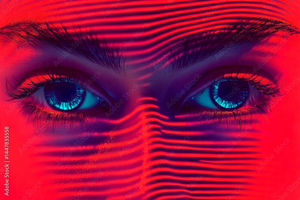 Foggy vision. Hallucination - due to withdrawal manifestations: abstract image of mental state. What causes hallucinations. Metaphorical withdrawal manifestations awareness of a mental illusion.