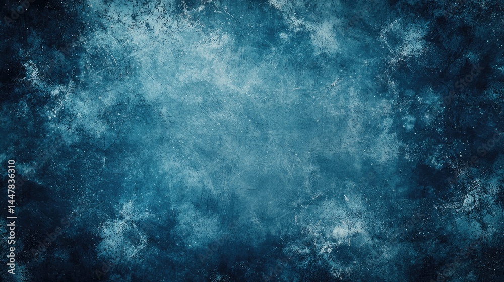 Fototapeta premium Textured Blue Background with Subtle Patterns and Brush Strokes for Creative Design Projects